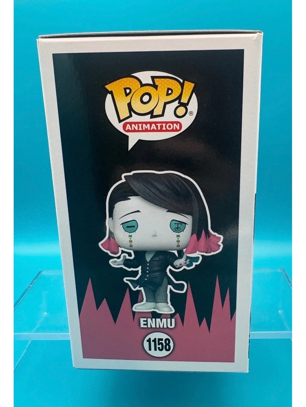 Landon McDonald signed Enmu Demon Slayer shared Sticker Funko pop 1158 MAS COA